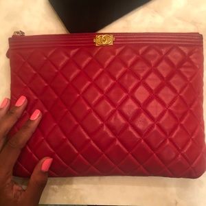 CHANEL medium sized clutch